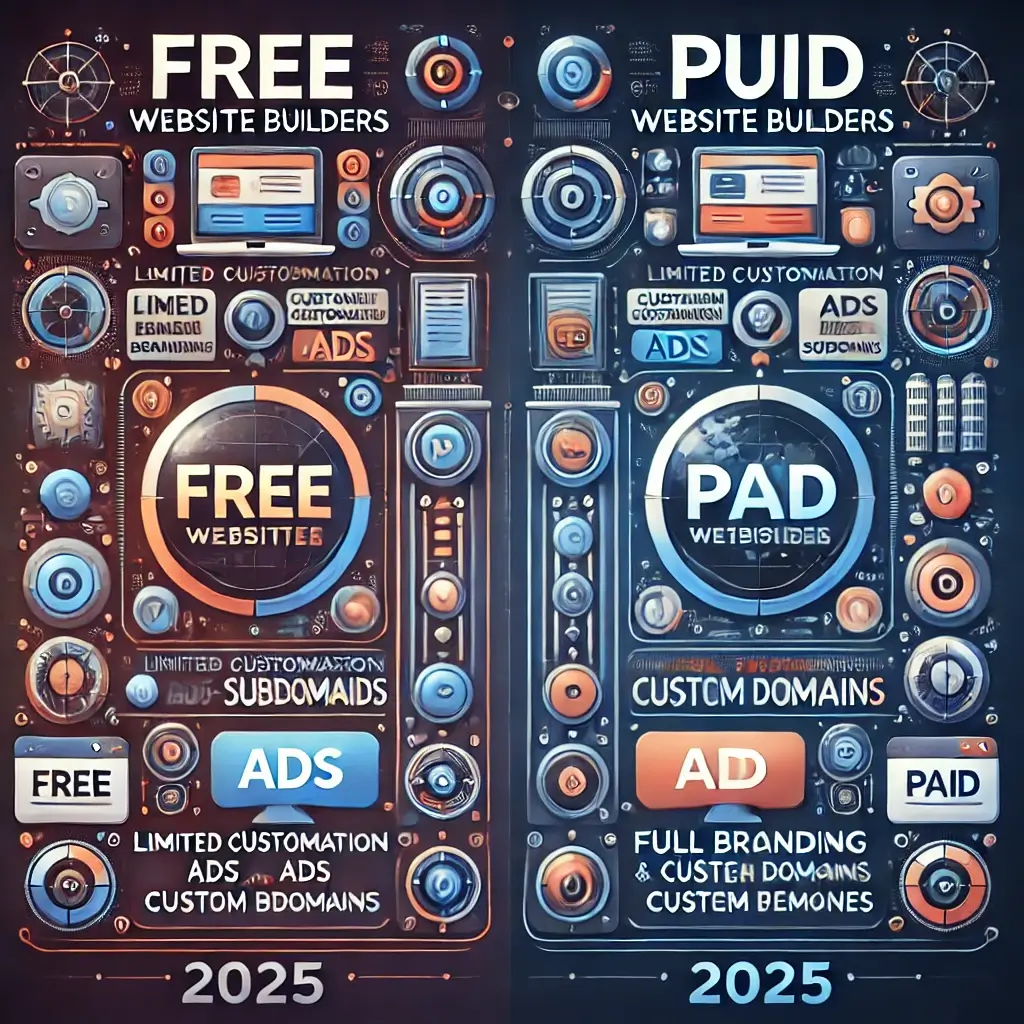 Best Free and Paid Website Builders in 2025 – Which One Should You Choose?