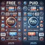 Read more about the article Best Free and Paid Website Builders in 2025 – Which One Should You Choose?